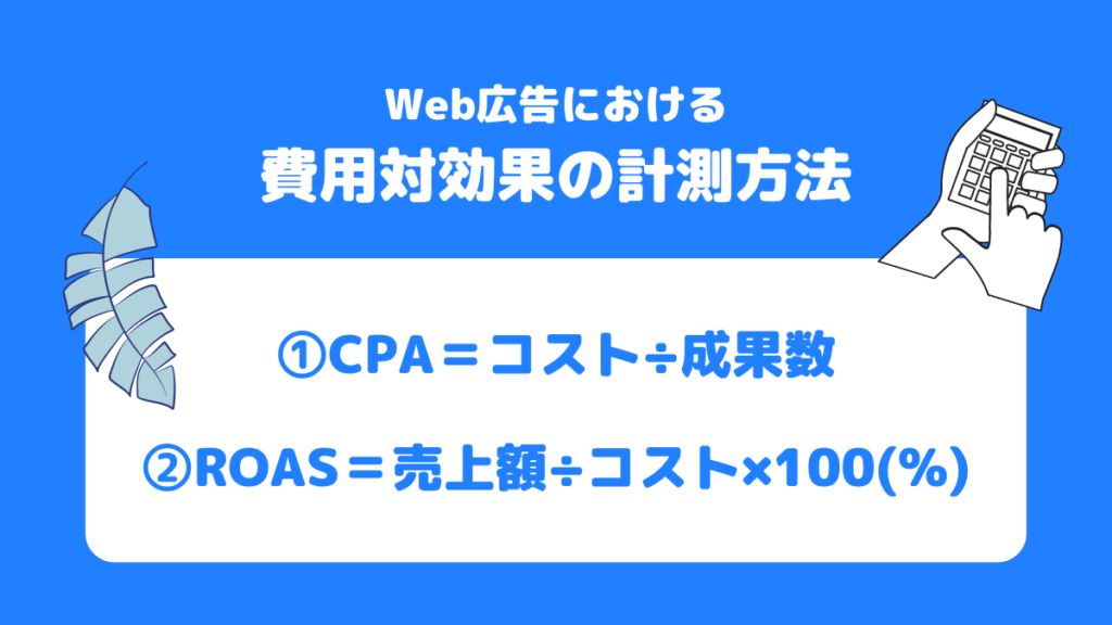 Web広告における費用対効果の計算方法（CPAとROAS）